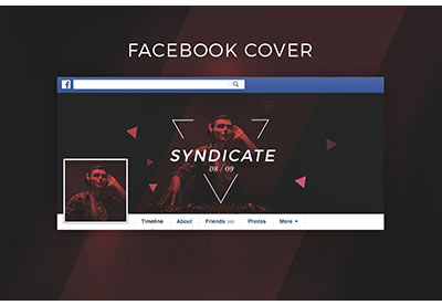 Music Band Clean Facebook Cover Design by BrandLume