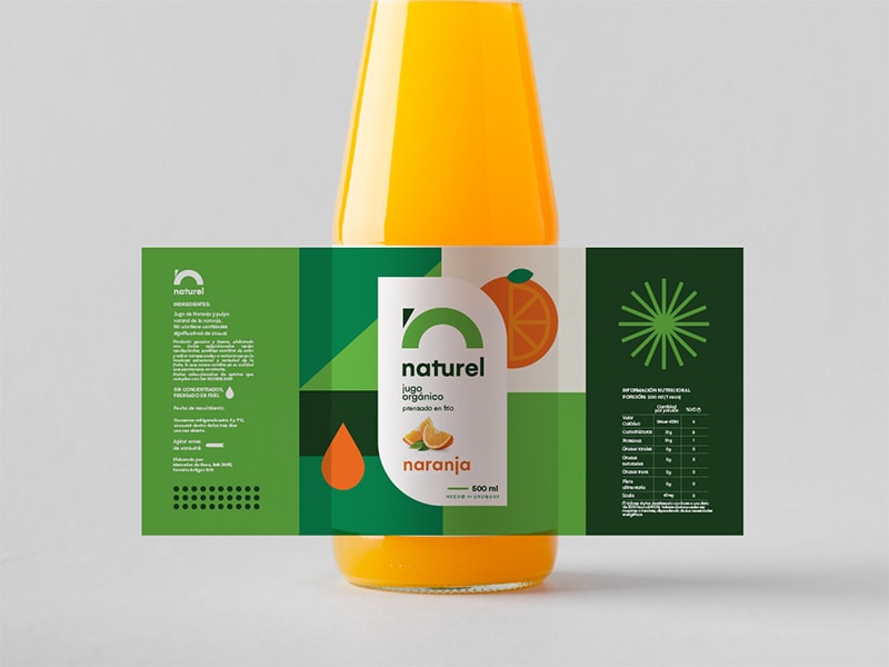 BrandLume Beverage Label Design Sample