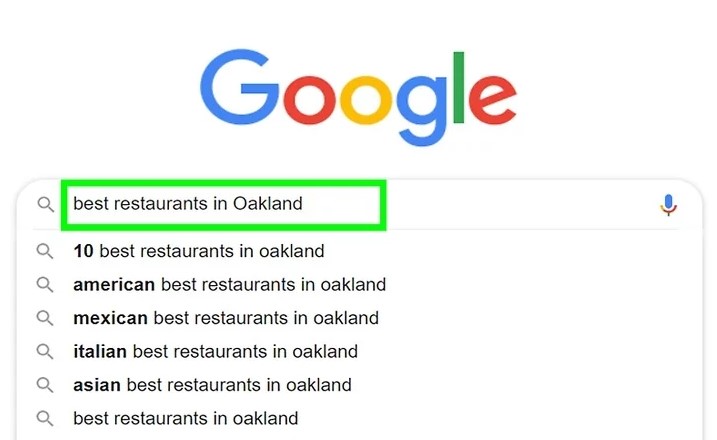 searching best restaurant in Oakland