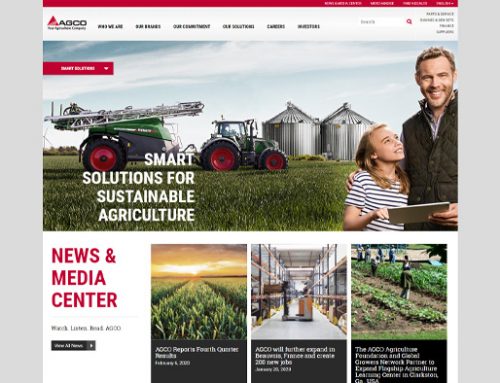 Previous Agricultural Manufacturing Website Design Sample
