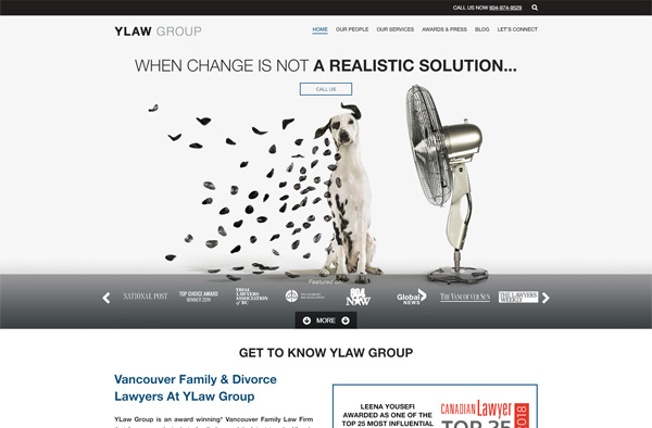 Previous Family Law Firm Website Design Sample