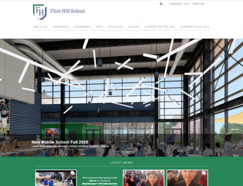 Previous Middle School Website Design Example