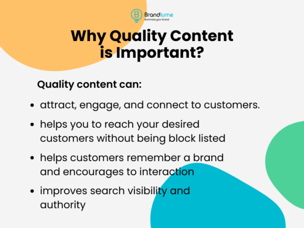 Why You Need Quality Content - Infographic